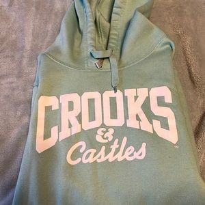 A mint coloured crooks & castle sweater